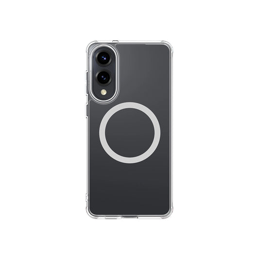 AmazingThing Minimal Mag Case with Magnetic Ring for Samsung Galaxy S25 Edge - Transparent_0