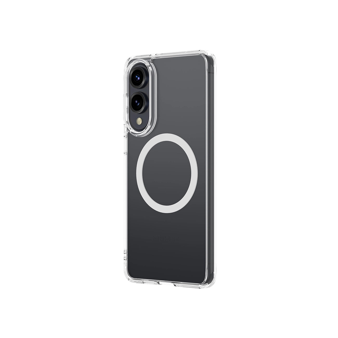 AmazingThing Minimal Mag Case with Magnetic Ring for Samsung Galaxy S25 Edge - Transparent_1
