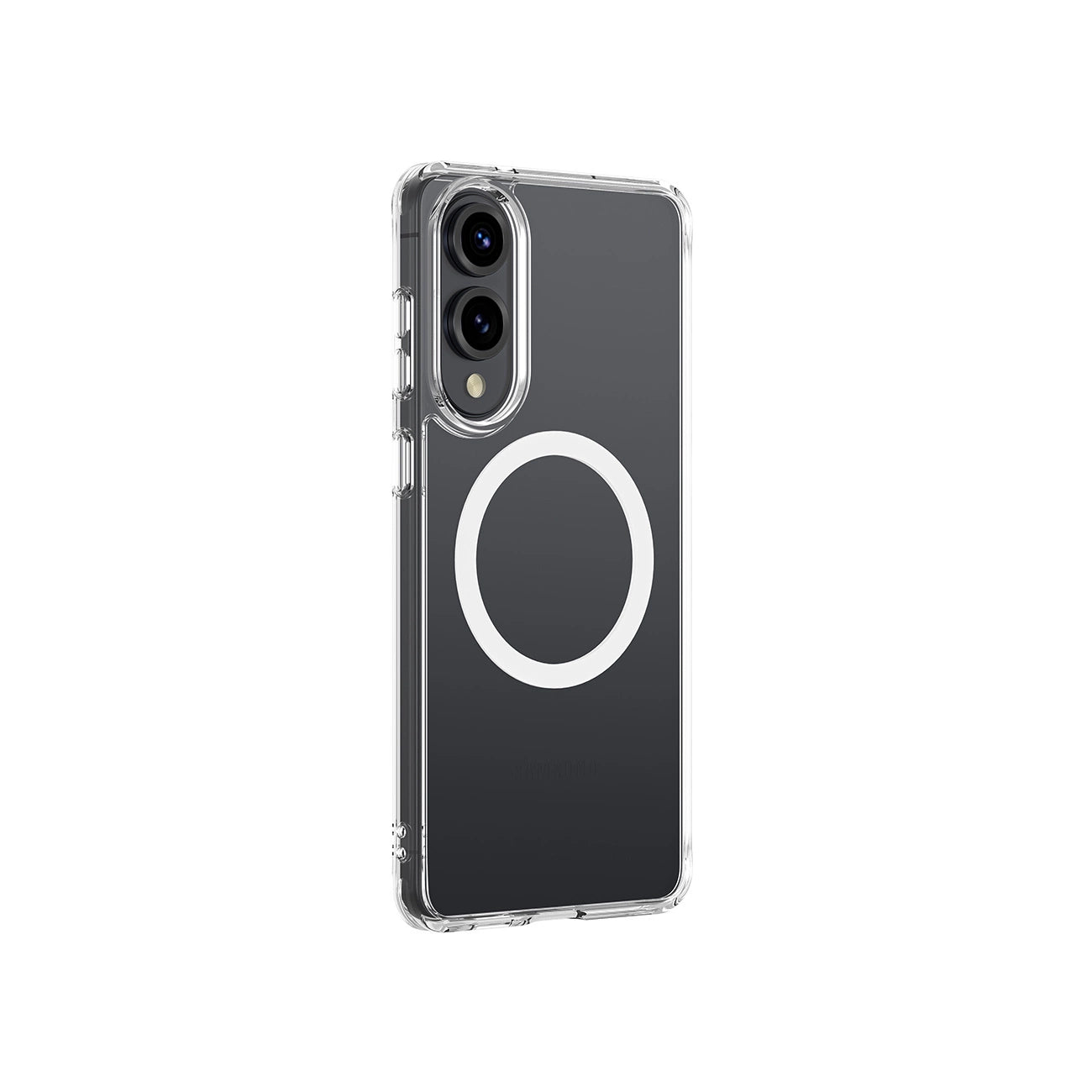 AmazingThing Minimal Mag Case with Magnetic Ring for Samsung Galaxy S25 Edge - Transparent_2