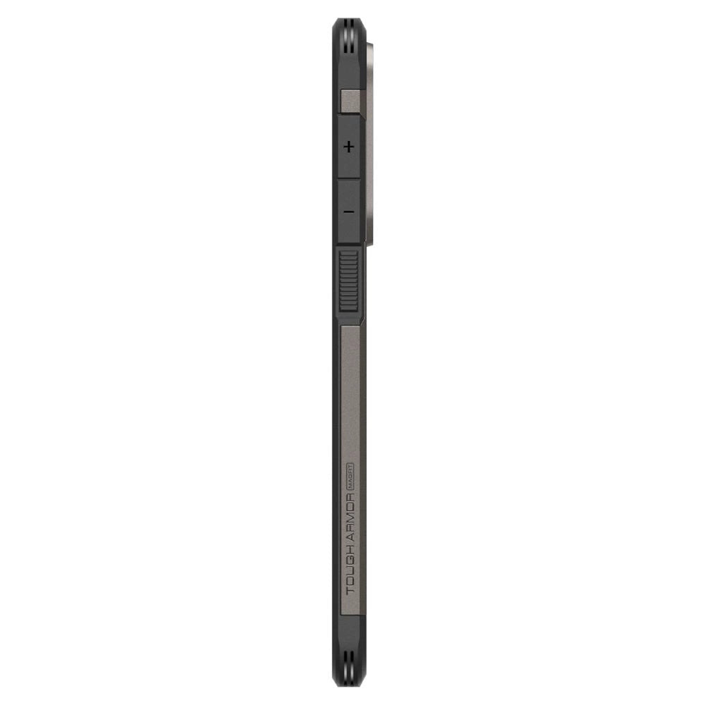 Spigen Tough Armor MagSafe Case for Samsung Galaxy S25 Edge - Gray/Black_3