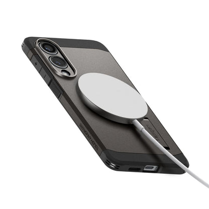Spigen Tough Armor MagSafe Case for Samsung Galaxy S25 Edge - Gray/Black_5