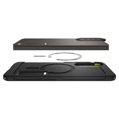 Spigen Tough Armor MagSafe Case for Samsung Galaxy S25 Edge - Gray/Black_7