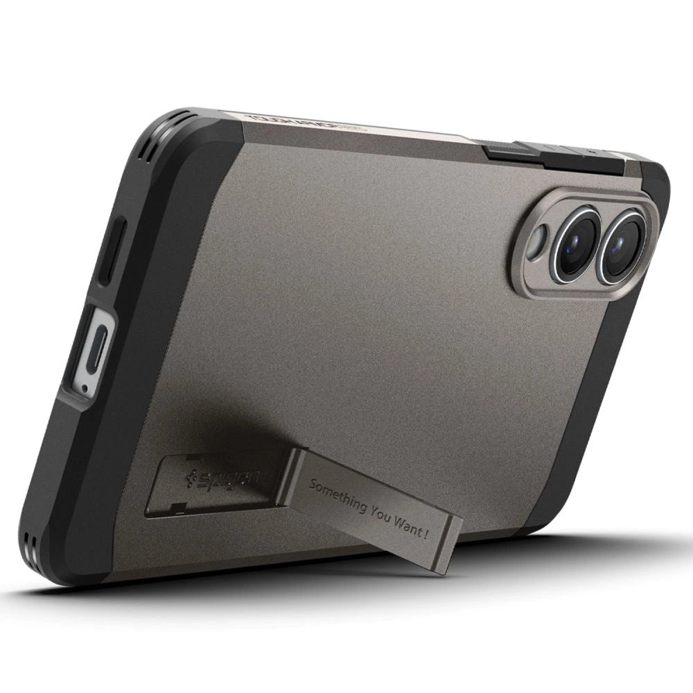 Spigen Tough Armor MagSafe Case for Samsung Galaxy S25 Edge - Gray/Black_8
