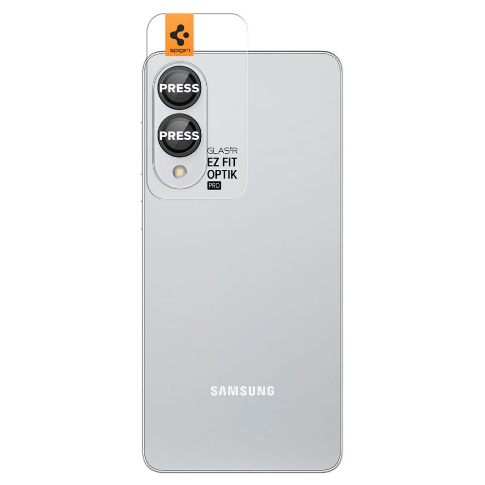 Spigen Optik Pro GLAS.TR &quot;Ez Fit&quot; 2-pack Camera Cover for Samsung Galaxy S25 Edge - Black_1
