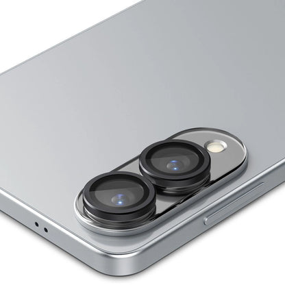 Spigen Optik Pro GLAS.TR &quot;Ez Fit&quot; 2-pack Camera Cover for Samsung Galaxy S25 Edge - Black_3