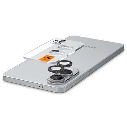 Spigen Optik Pro GLAS.TR &quot;Ez Fit&quot; 2-pack Camera Cover for Samsung Galaxy S25 Edge - Black_4