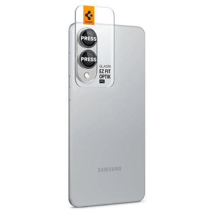 Spigen Optik Pro GLAS.TR &quot;Ez Fit&quot; 2-pack Camera Cover for Samsung Galaxy S25 Edge - Black_5