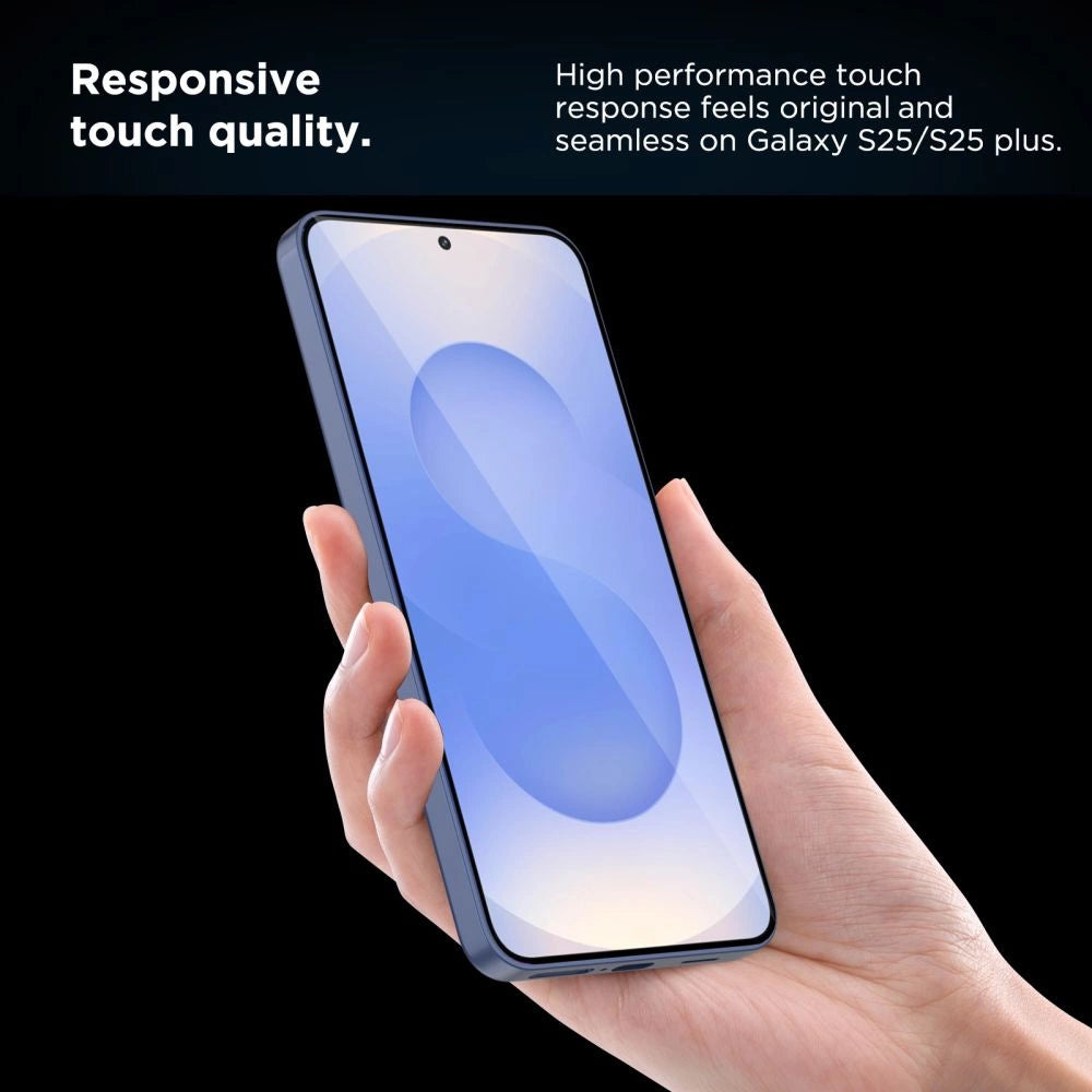 Tech-Protect Quick Set+ Tempered Glass for Samsung Galaxy S25 - Transparent_4