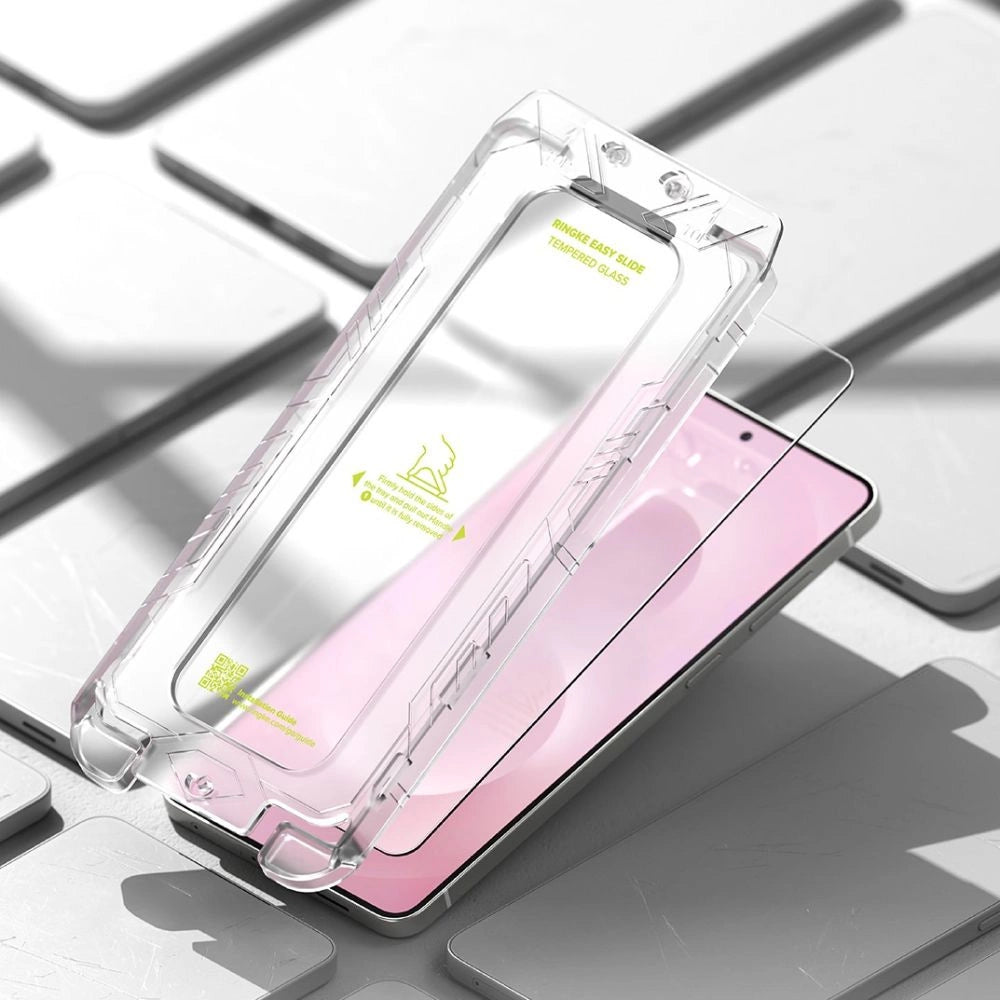 Ringke Easy Slide 2-pack tempered glass for Samsung Galaxy S25 Edge - transparent_5