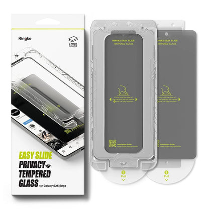 Ringke Easy Slide 2-pack Privacy Glass for Samsung Galaxy S25 Edge_5
