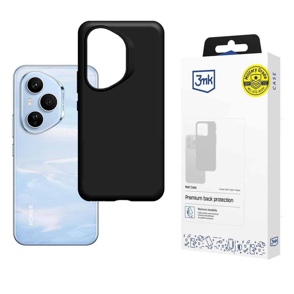3mk Matt Case for Honor 400 PRO - black_0