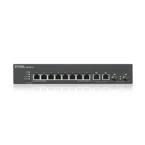 Zyxel GS2220-10-EU0101F switch Gestionado L2 Gigabit Ethernet (10/100/1000) Negro_1