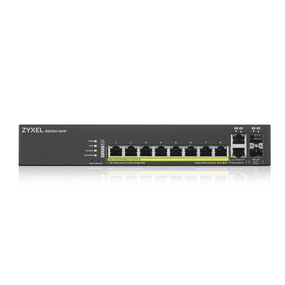 Zyxel GS2220-10HP-EU0101F switch Gestionado L2 Gigabit Ethernet (10/100/1000) Energía sobre Ethernet (PoE) Negro_2