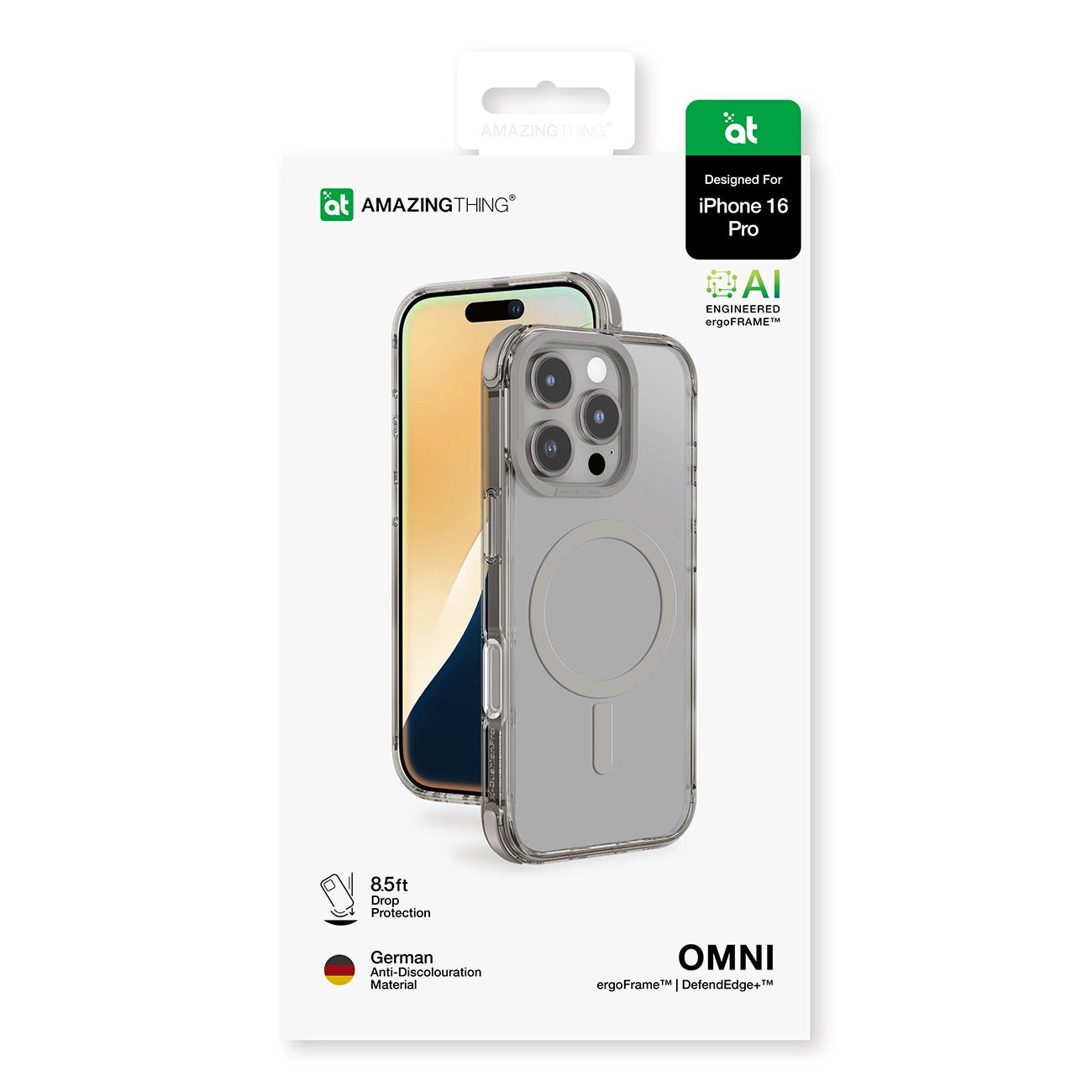 AmazingThing Omni Mag Case for iPhone 16 Pro - Gray_11