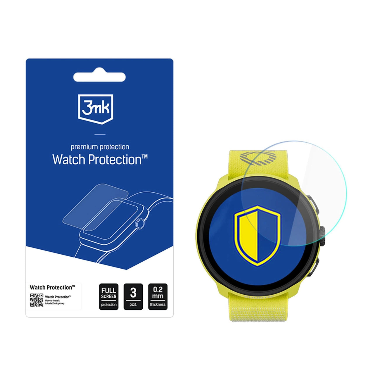 Smartwatch Screen Protector 3mk Watch Protection FlexibleGlass for Suunto Run_0