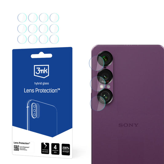 3mk Lens Protection Hybrid Glass for Camera Lens on Sony Xperia 1 VII_0