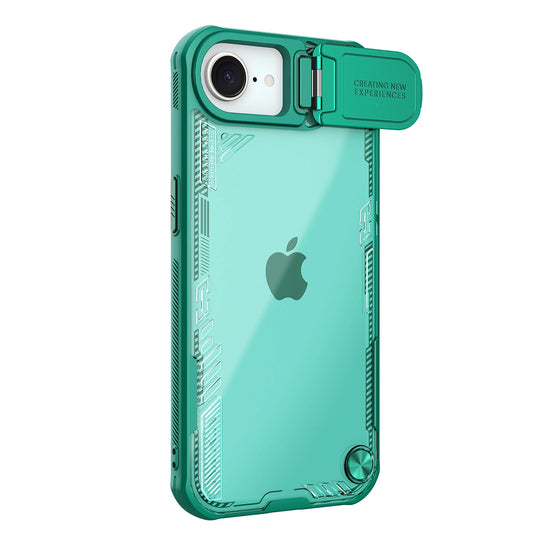 Nillkin Iceblade Prop Case with Lens Cover and Stand for iPhone 16e - Green_0