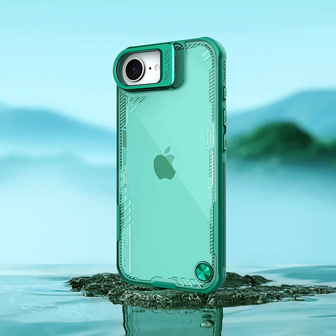 Nillkin Iceblade Prop Case with Stand for iPhone 16e - Green_5