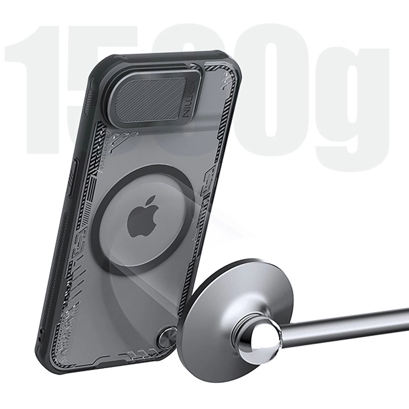 Nillkin Iceblade Prop Magnetic Case with Lens Cover and Stand for iPhone 16e - Black_5