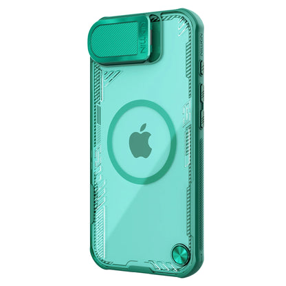 Nillkin Iceblade Prop Magnetic Case with Camera Cover and Stand for iPhone 16e - Green_2