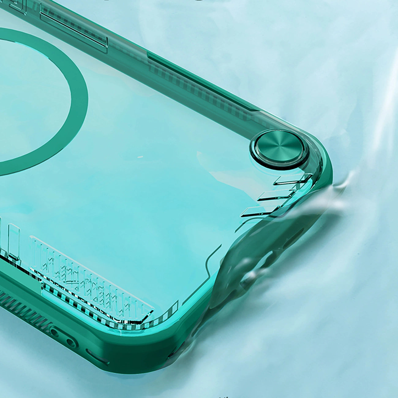 Nillkin Iceblade Prop Magnetic Case with Camera Cover and Stand for iPhone 16e - Green_5