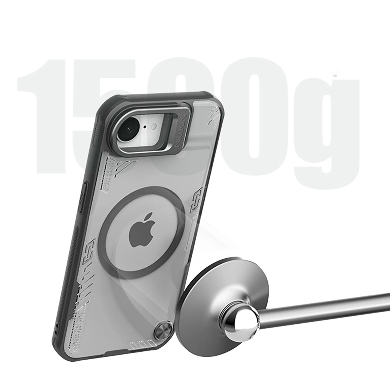 Nillkin Iceblade Prop Magnetic Case with Stand for iPhone 16e - Black_5