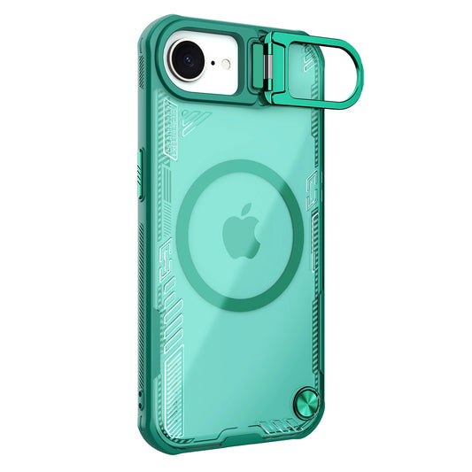 Nillkin Iceblade Prop Magnetic Case with Stand for iPhone 16e - Green_0
