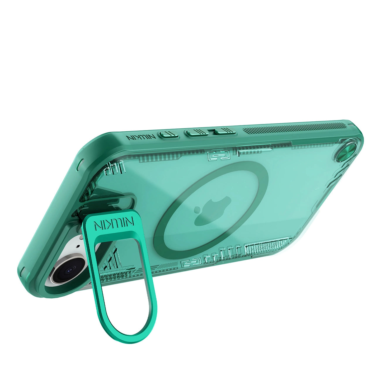 Nillkin Iceblade Prop Magnetic Case with Stand for iPhone 16e - Green_4