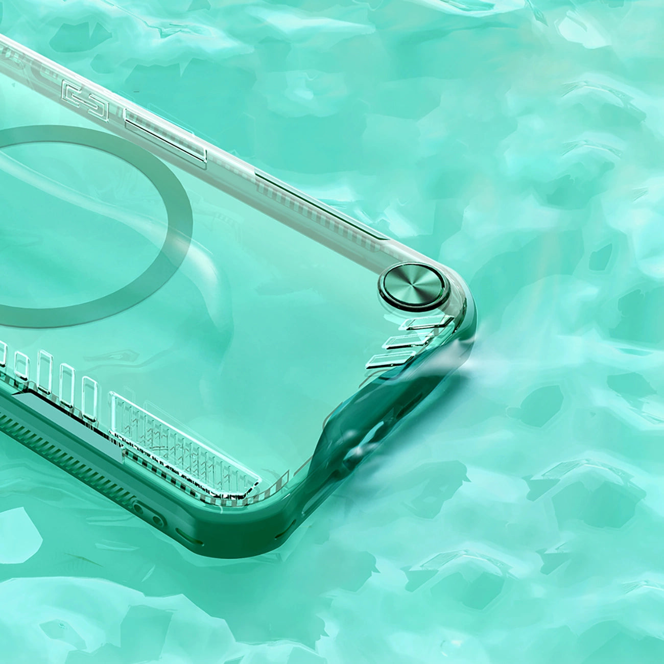 Nillkin Iceblade Prop Magnetic Case with Stand for iPhone 16e - Green_6