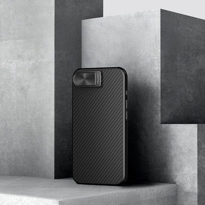 Etui Nillkin CarboProp Magnetic z osłoną na aparat i podstawką na iPhone 16e - czarne_6