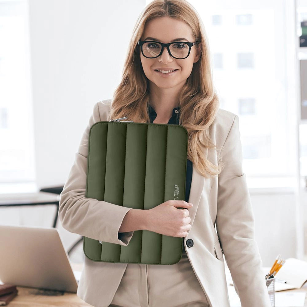 Tech-Protett Fluffy Laptop Bag 15-16 - Green_10