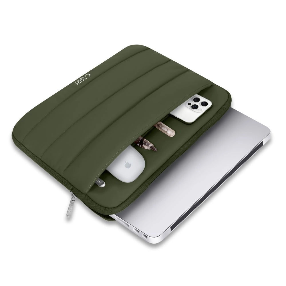 Tech-Protett Fluffy Laptop Bag 15-16 - Green_3