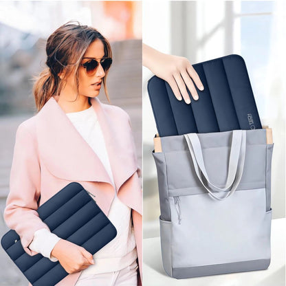 Tech-Protett Fluffy Laptop Bag 13-14 - Navy Blue_11