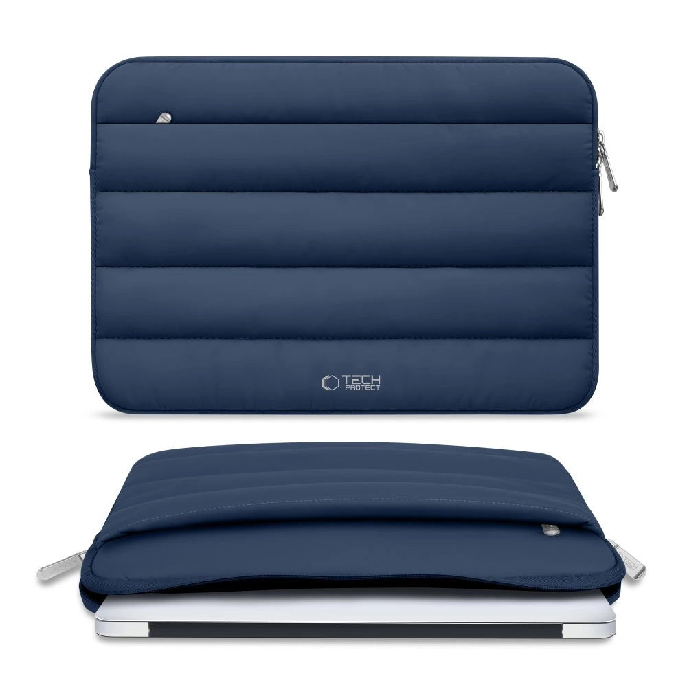 Tech-Protett Fluffy Laptop Bag 13-14 - Navy Blue_2