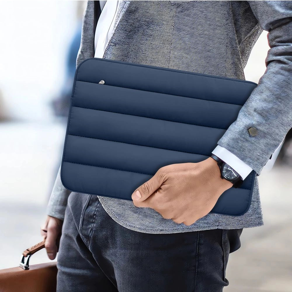 Tech-Protett Fluffy Laptop Bag 15-16 - Navy Blue_12