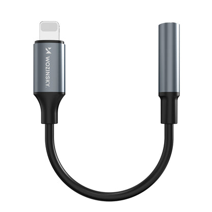 Wozinsky WALJ-01 Lightning adapter - 3.5mm mini jack - black_0