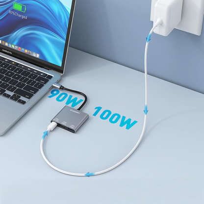 Hub Wozinsky WHCH-01 USB-C PD 100W HDMI 4K@30Hz USB-A 10Gbps - gray_5