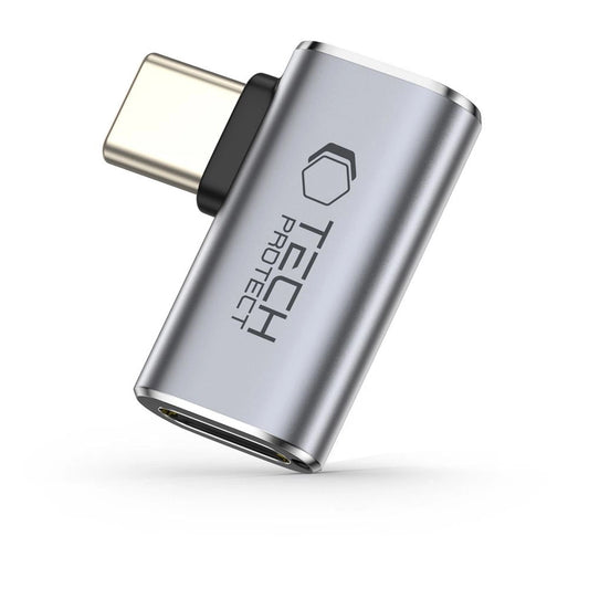 Tech-Protect Ultraboost AA01 USB-C Angled Adapter - Gray_0