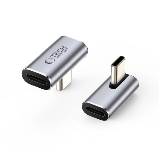 Tech-Protect Ultraboost AA03 USB-C Angled Adapter - Gray_0