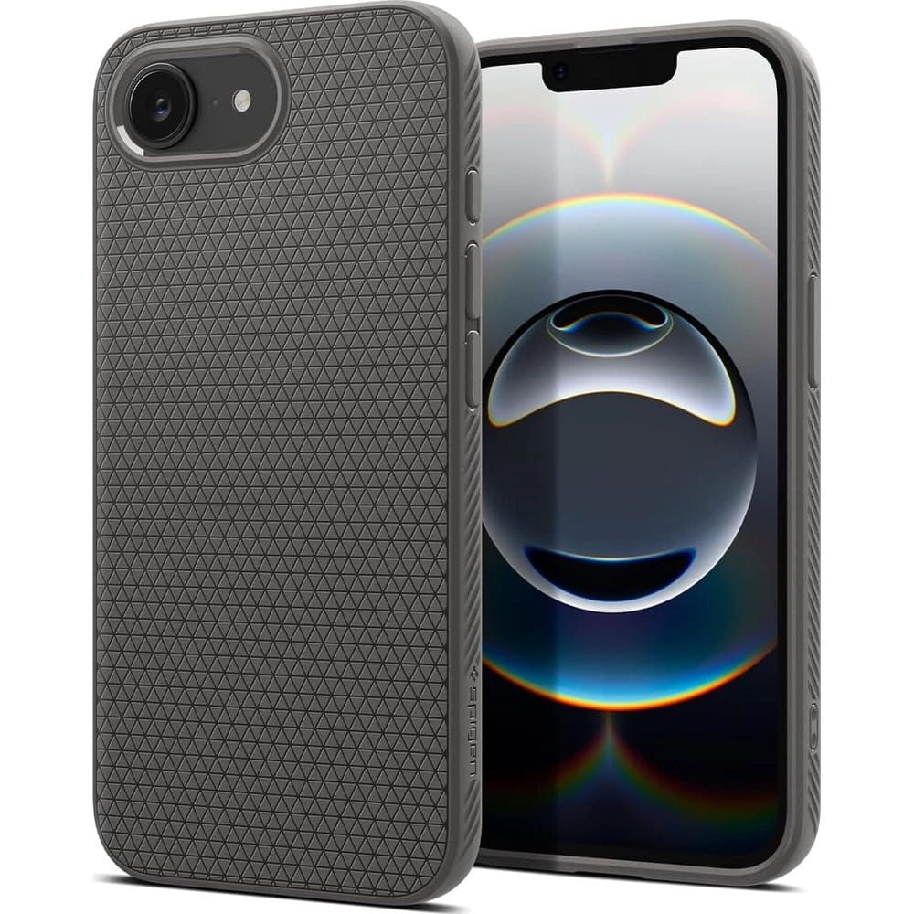 Spigen Liquid Air Case for iPhone 16e - Gray_0