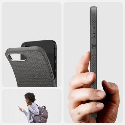 Spigen Liquid Air Case for iPhone 16e - Gray_12
