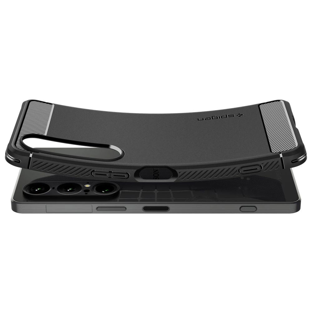 Spigen Rugged Armor Case for Sony Xperia 1 VII - Matte Black_4