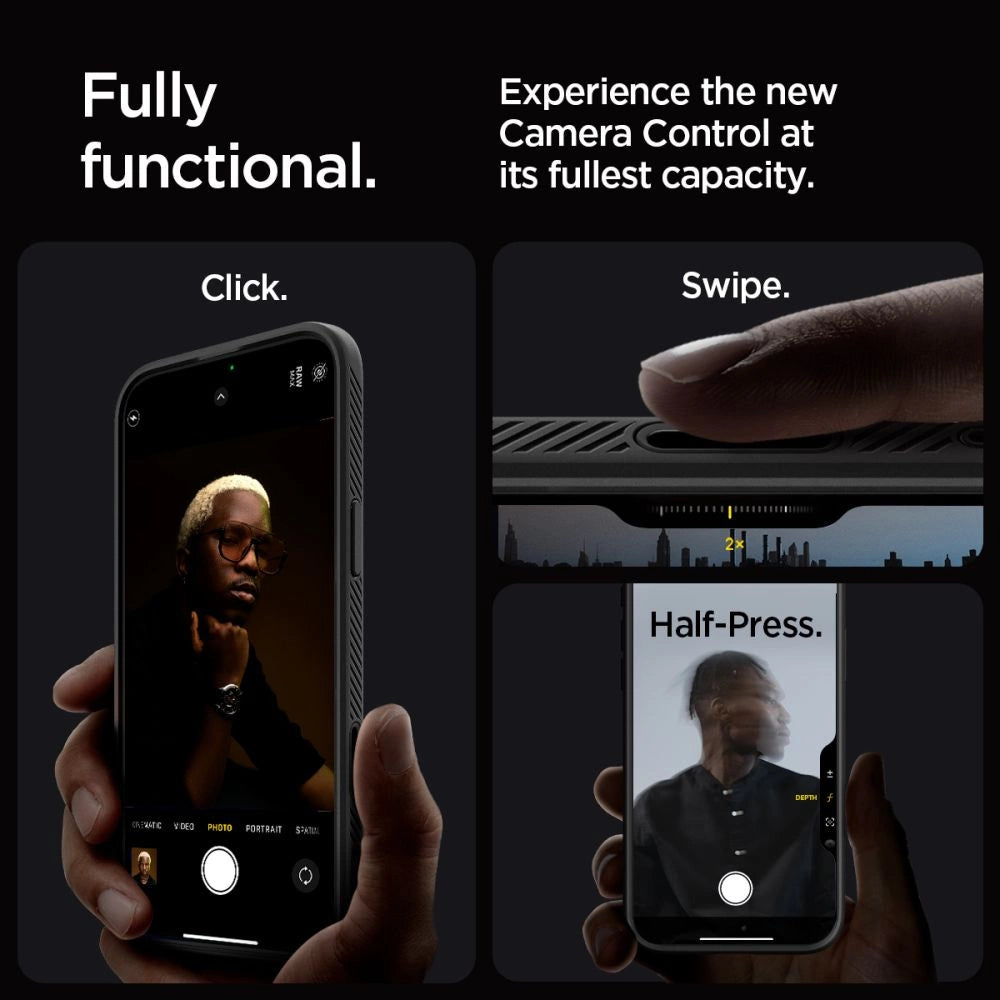 Spigen Liquid Air ”T” MagSafe Case for iPhone 16 Pro Max - Matte Black_11