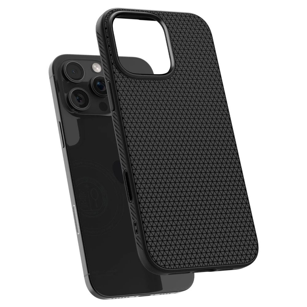 Spigen Liquid Air ”T” MagSafe Case for iPhone 16 Pro Max - Matte Black_8