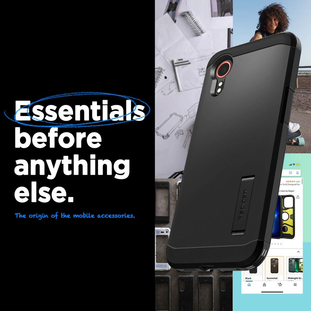 Spigen Tough Armor Case for Samsung Galaxy Xcover 7 Pro - Black_5