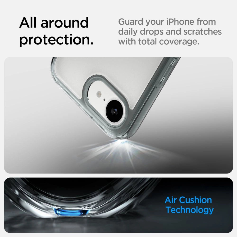 Spigen Ultra Hybrid Case for iPhone 16e - Gray_13
