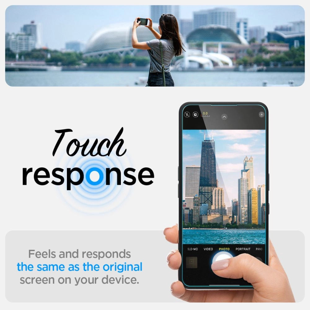 Spigen Glas.tR EZ Fit Tempered Glass for Nothing Phone 3A / 3A Pro - Transparent_4