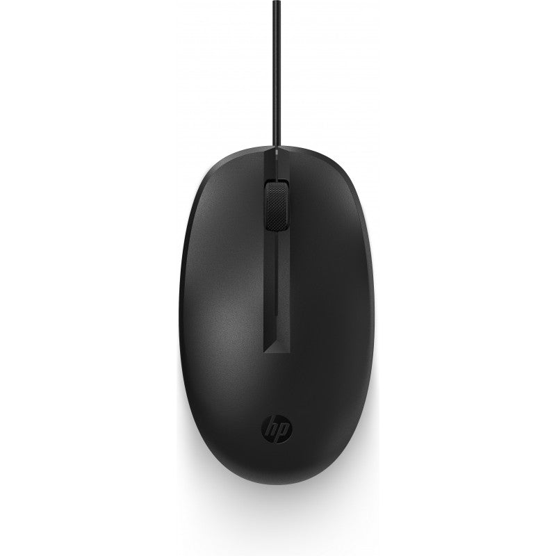 Rato Laser HP 128 Ambidestro USB 1200 DPI Preto