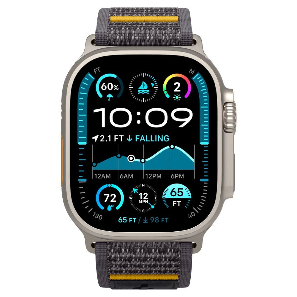 Spigen Athlex Air Strap for Apple Watch 44 / 45 / 46 / 49 mm - Gray_1