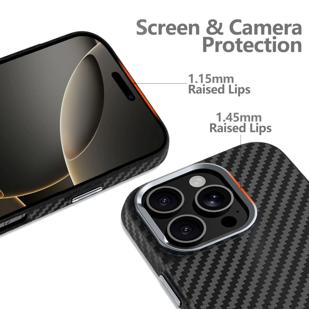 Tech-Protect Ion Carbon MagSafe Case for Samsung Galaxy S25 Ultra - Black_1